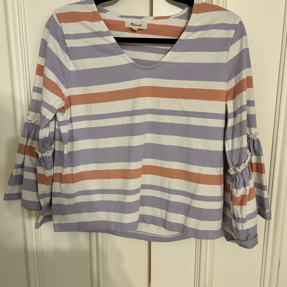 Madewell Pastel Striped Women's Top